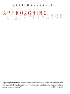 cover image of Approaching Disappearance